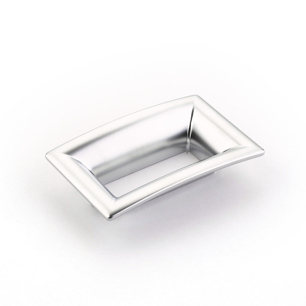 Schaub Jaladera Finestrino Flared Rectangle — Cromo Mate