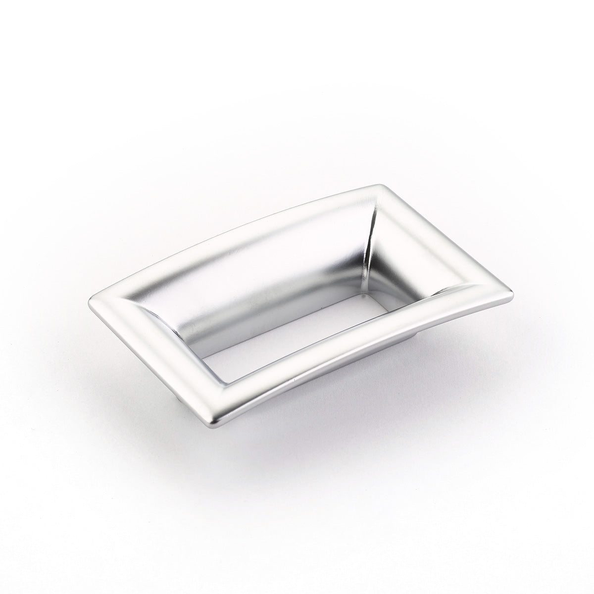 Schaub Jaladera Finestrino Flared Rectangle — Cromo Mate