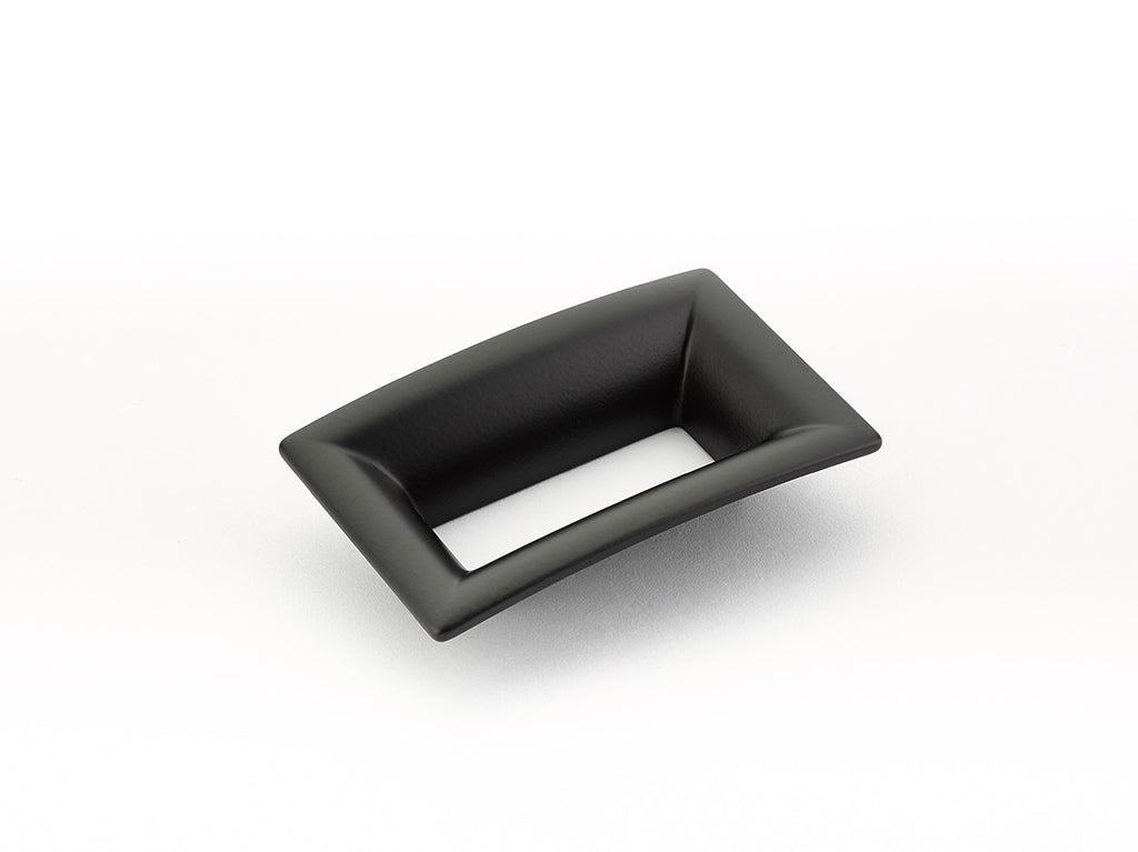 Schaub Jaladera Finestrino Flared Rectangle — Negro Mate