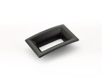 Schaub Jaladera Finestrino Flared Rectangle — Negro Mate