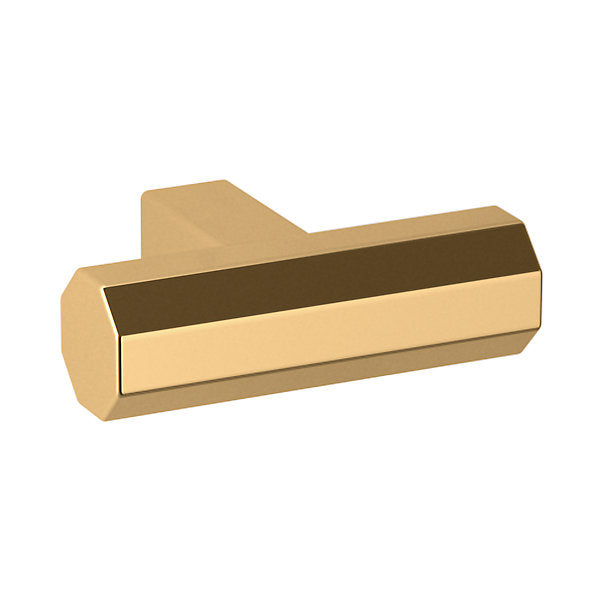 Baldwin Hardware Octagonal Perilla de Gabinete 1.5" 4416 — Latón pulido Lifetime (PVD)