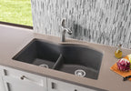 Blanco Diamond 1-3/4 Low Divide Reverse — Tarja de Silgranit