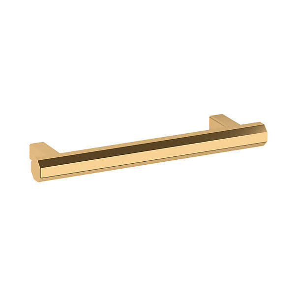 Baldwin Hardware Octagonal Jaladera 4" 4417 — Latón pulido Lifetime (PVD)