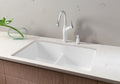 Blanco Diamond Equal Double Low Divide — Tarja de Silgranit