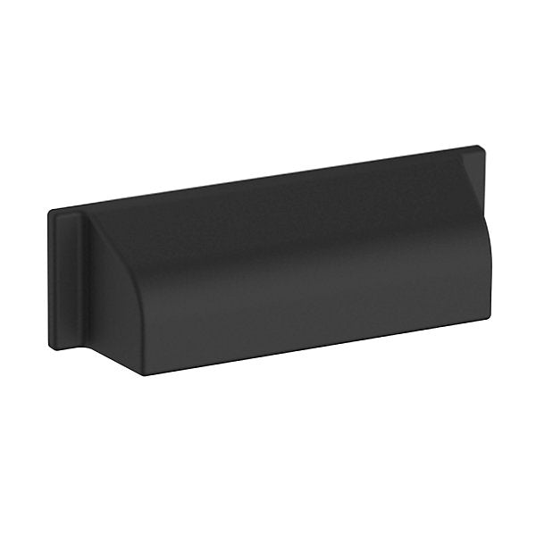 Baldwin Hardware TRANS. Jaladera Tipo Taza 4" 4421 — Negro satinado
