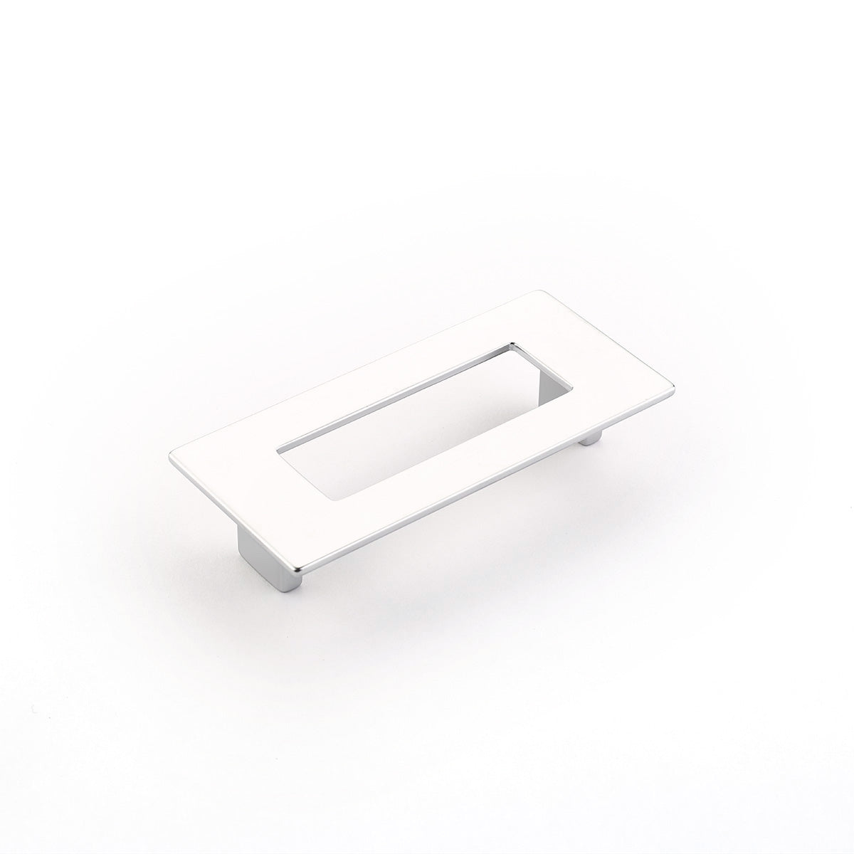 Schaub Jaladera Finestrino Rectangle Plana — Cromo Mate