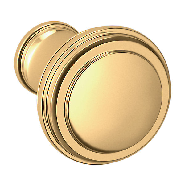 Baldwin Hardware Severin C Perilla de Gabinete 1.0" Dia 4454 — Latón pulido Lifetime (PVD)