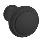 Baldwin Hardware Severin C Perilla de Gabinete 1.0" Dia 4454 — Negro satinado