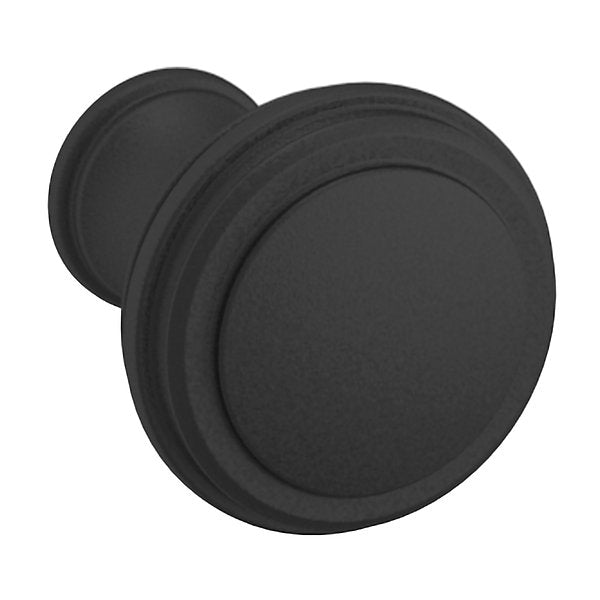 Baldwin Hardware Severin C Perilla de Gabinete 1.0" Dia 4454 — Negro satinado