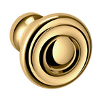 Baldwin Hardware Dominion Perilla de Gabinete 1" Dia 4490 — Latón pulido Lifetime (PVD)