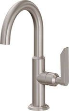 California Faucets Rincon Bay Llave de Lavabo/Bar de Un Solo Orificio - Satin Nickel