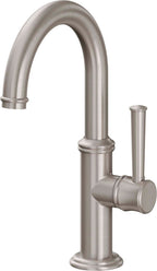 California Faucets Rincon Bay Llave de Lavabo/Bar de Un Solo Orificio - Satin Nickel