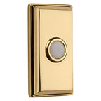 Baldwin Hardware Rectangular Timbre 4860 — Latón pulido Lifetime (PVD)