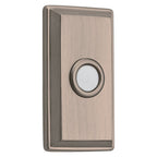 Baldwin Hardware Rectangular Timbre 4860 — Níquel satinado Lifetime