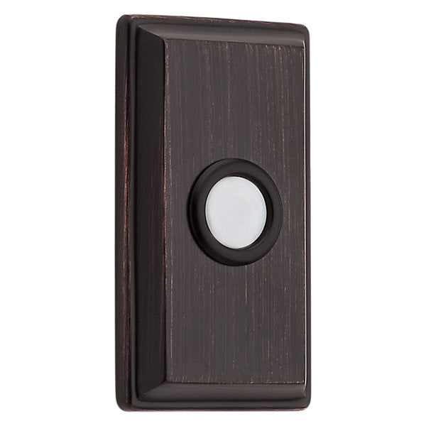 Baldwin Hardware Rectangular Timbre 4860 — Bronce veneciano
