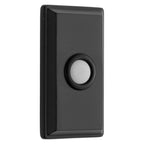 Baldwin Hardware Rectangular Timbre 4860 — Negro satinado
