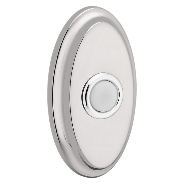 Baldwin Hardware Oval Timbre 4861 — Níquel pulido Lifetime