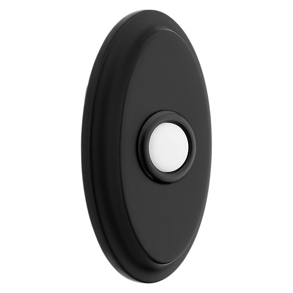 Baldwin Hardware Oval Timbre 4861 — Negro satinado