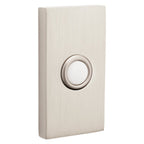 Baldwin Hardware Contemporary Timbre 4863 — Níquel satinado Lifetime