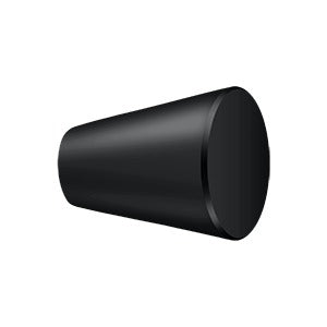 Deltana Perilla Cónica para Gabinete 1-1/8" — Negro Mate