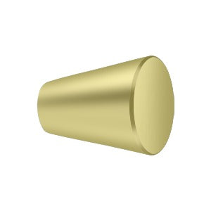 Deltana Perilla Cónica para Gabinete 1-1/8" — Latón Pulido
