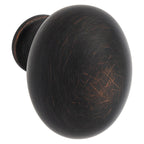 Baldwin Hardware Oval Perilla de Gabinete 1.375X1" Dia 4913 — Bronce veneciano