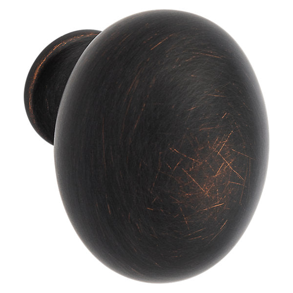 Baldwin Hardware Oval Perilla de Gabinete 1.375X1" Dia 4913 — Bronce veneciano