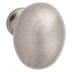 Baldwin Hardware Oval Perilla de Gabinete 1.375X1" Dia 4913 — Níquel satinado