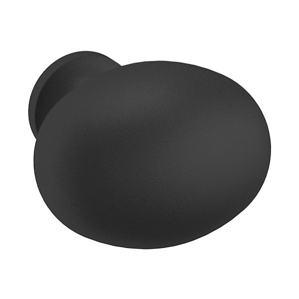 Baldwin Hardware Oval Perilla de Gabinete 1.375X1" Dia 4913 — Negro satinado