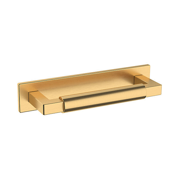 Baldwin Hardware CONT. Back Plate 4" 4926 — Latón satinado Lifetime