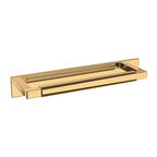 Baldwin Hardware CONT. Back Plate 6" 4927 — Latón pulido Lifetime (PVD)