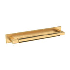 Baldwin Hardware CONT. Back Plate 6" 4927 — Latón satinado Lifetime