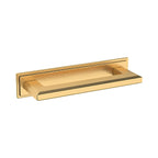 Baldwin Hardware TRANS. Back Plate 4" 4940 — Latón satinado Lifetime