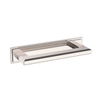 Baldwin Hardware TRANS. Back Plate 4" 4940 — Níquel pulido Lifetime