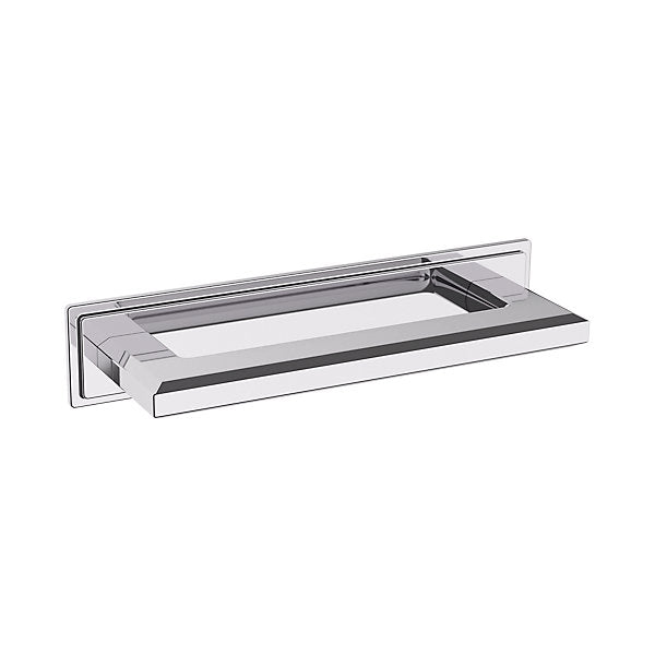 Baldwin Hardware TRANS. Back Plate 4" 4940 — Cromo pulido