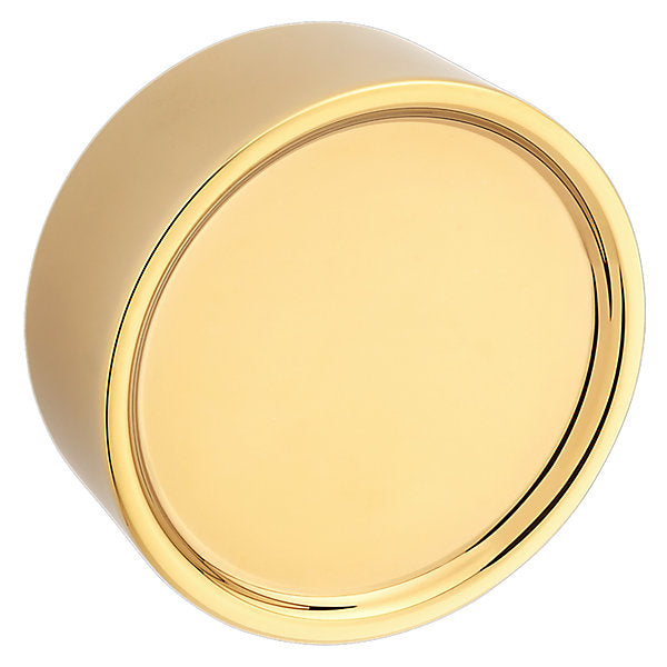 Baldwin Hardware Hollywood Hills Perilla de Gabinete 1.5" 1.5" 4973 — Latón pulido Lifetime (PVD)