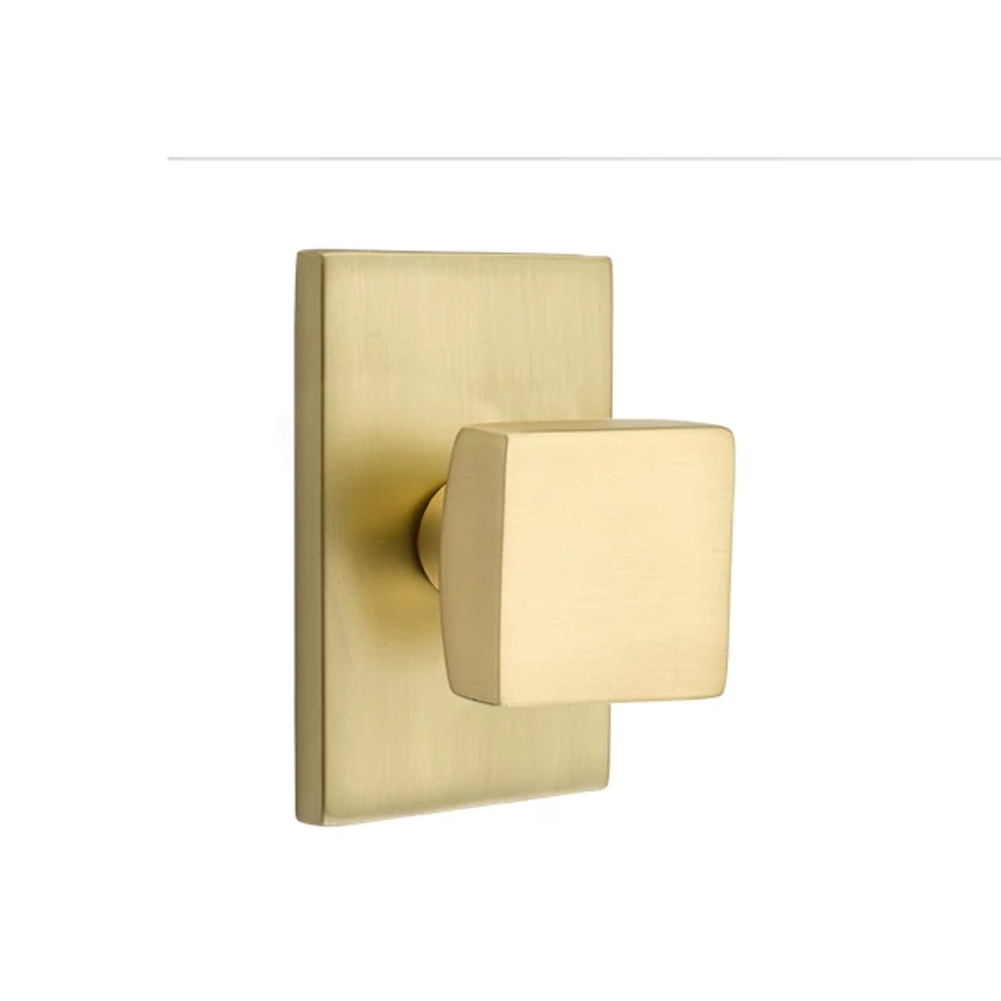 Latón Satinado · Modern Rectangular Rosette