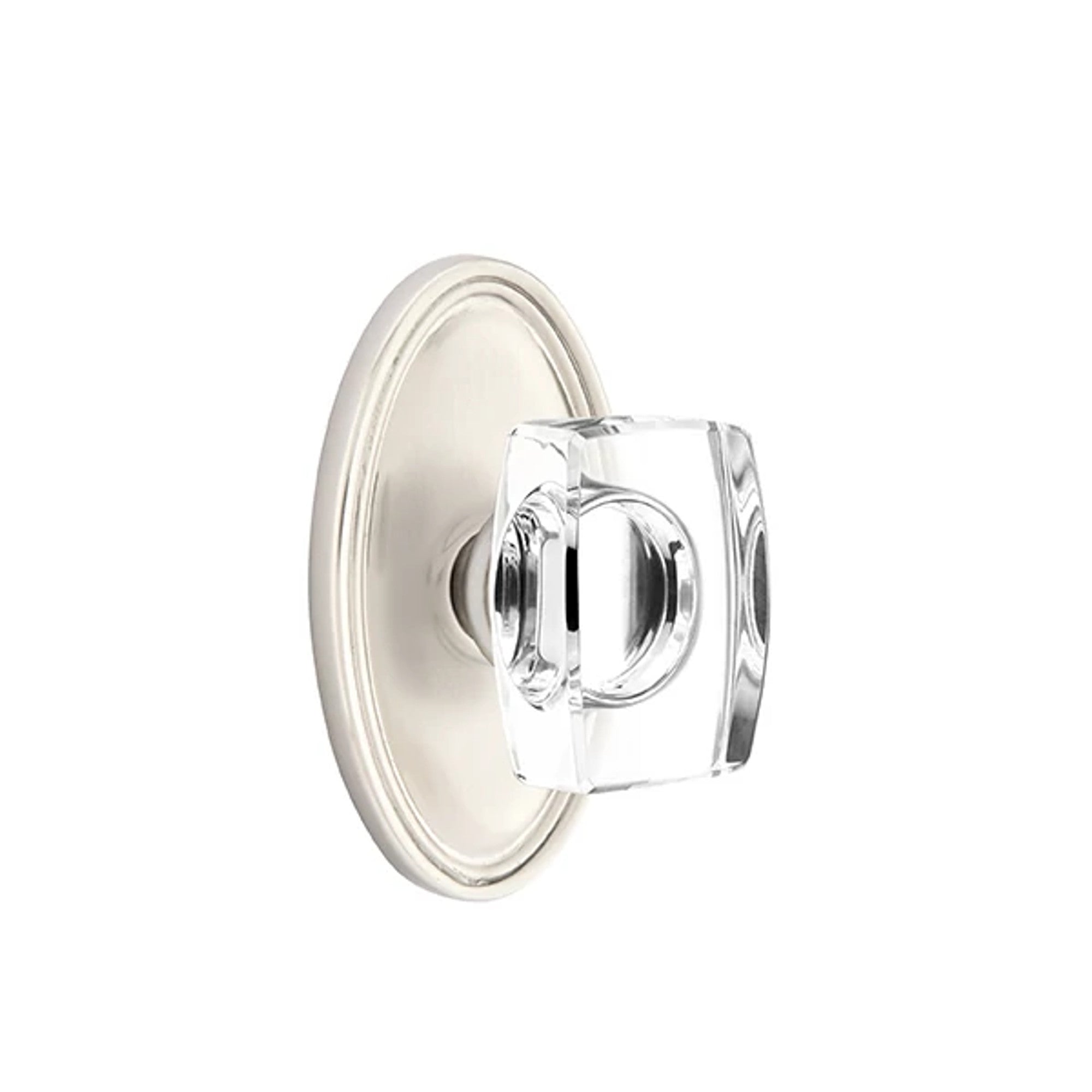 Níquel Satinado · Oval Rosette