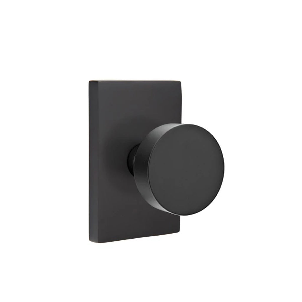 Negro Mate · Modern Rectangular Rosette
