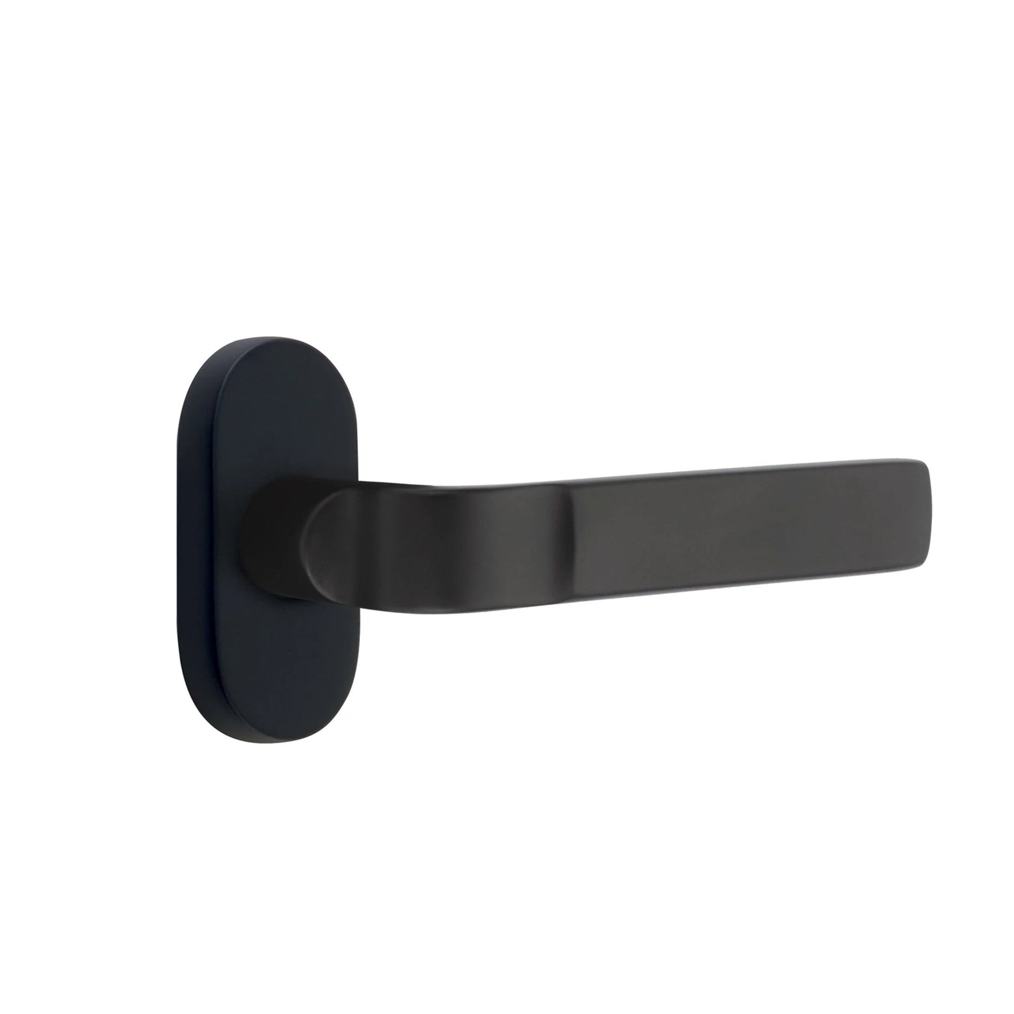Negro Mate · 1-1/2" x3" Oval Rosette