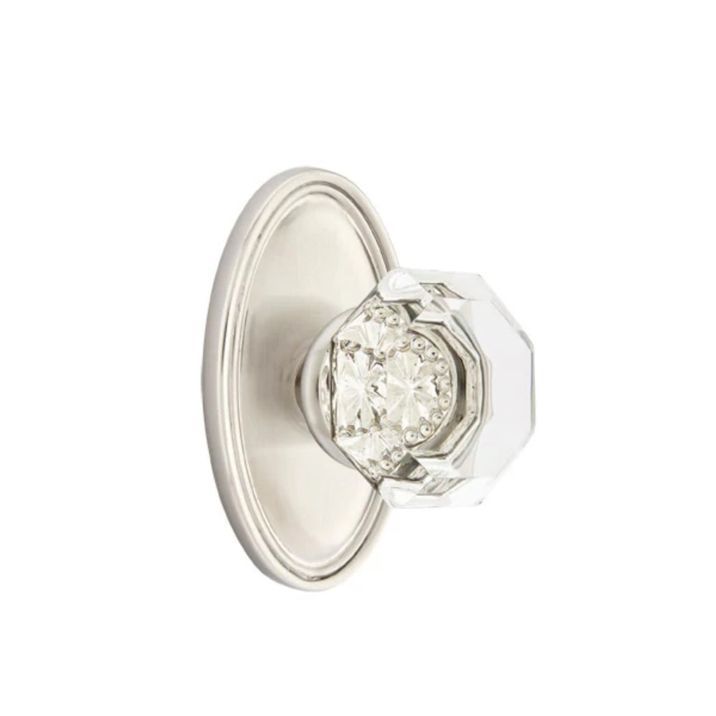 Níquel Satinado · Oval Rosette