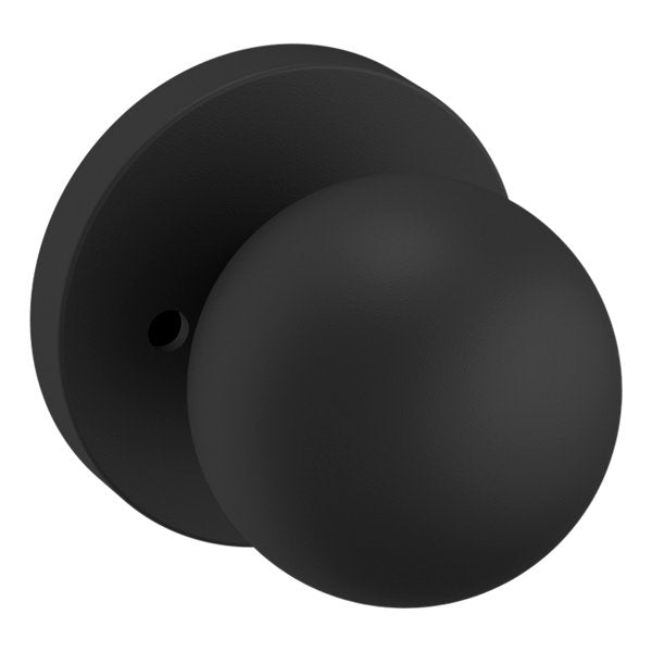 Baldwin Hardware Perilla 5041 con Roseta 5046 — Negro satinado — Privacidad
