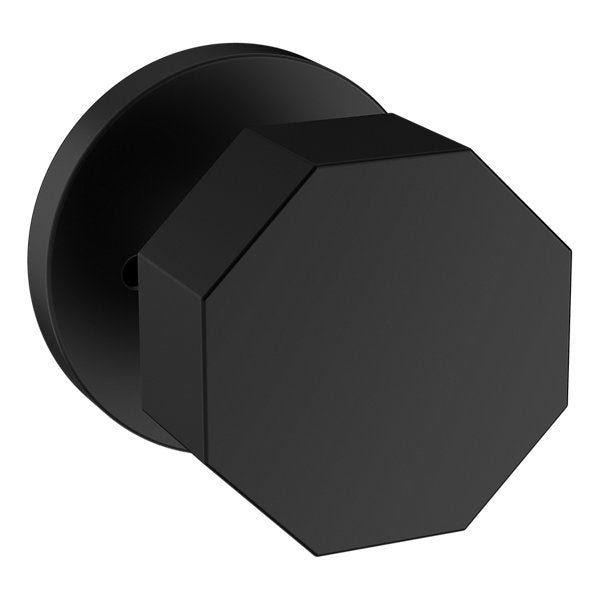 Baldwin Hardware Perilla 5073 con Roseta 5046 — Negro satinado — Privacidad