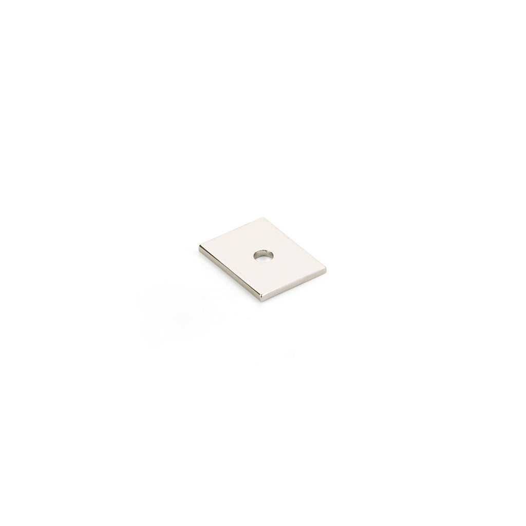 Schaub Perilla Pub House Backplate, 1" — Níquel Pulido