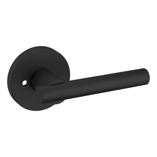 Baldwin Hardware Manija 5137 con Roseta 5046 — Negro satinado — Privacidad