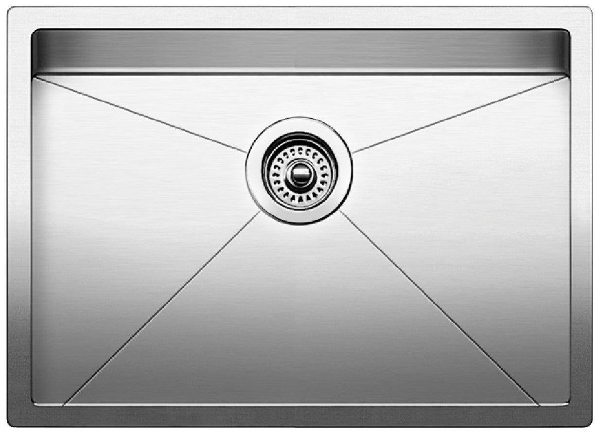 Blanco Precision 16″ R10 Single Bowl — Tarja de Acero Inoxidable