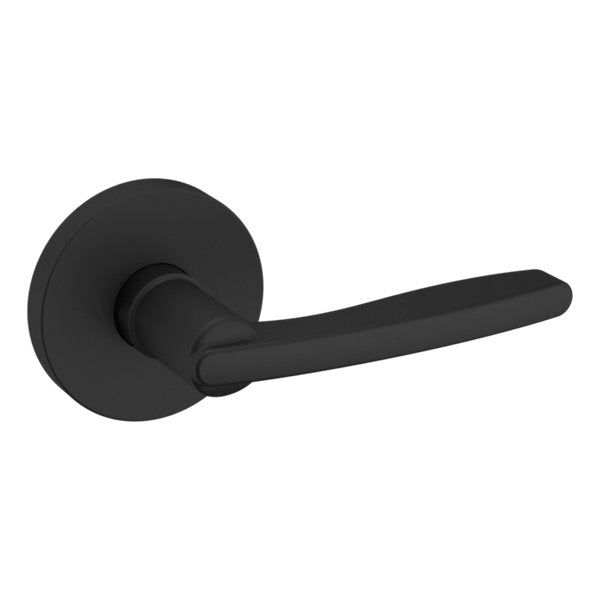 Baldwin Hardware Manija 5164 con Roseta 5046 — Negro satinado — Paso