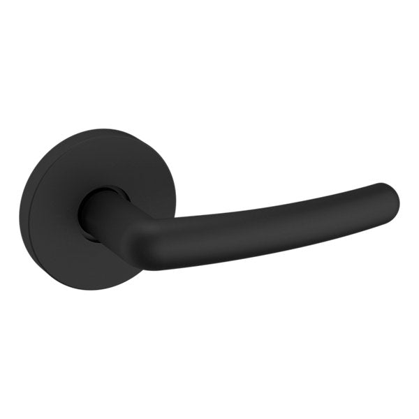 Baldwin Hardware Manija 5165 con Roseta 5046 — Negro satinado — Dummy completo