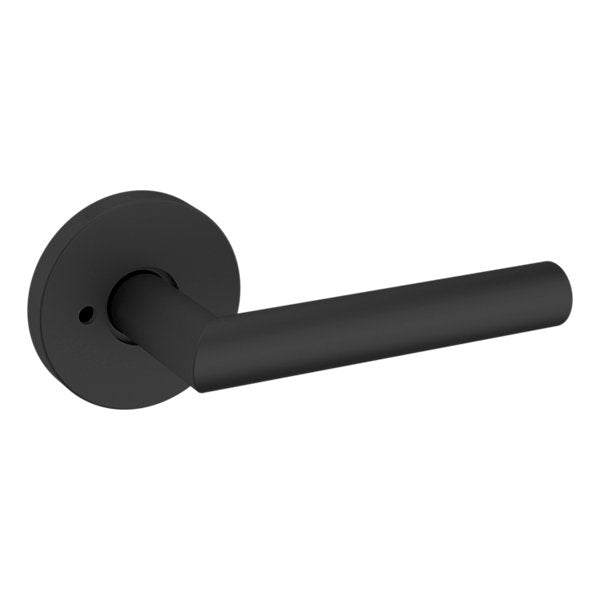 Baldwin Hardware Manija 5173 con Roseta 5046 — Negro satinado — Privacidad