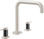 California Faucets D Street Juego Completo para Tina Romana - Palanca Redonda - Satin Nickel